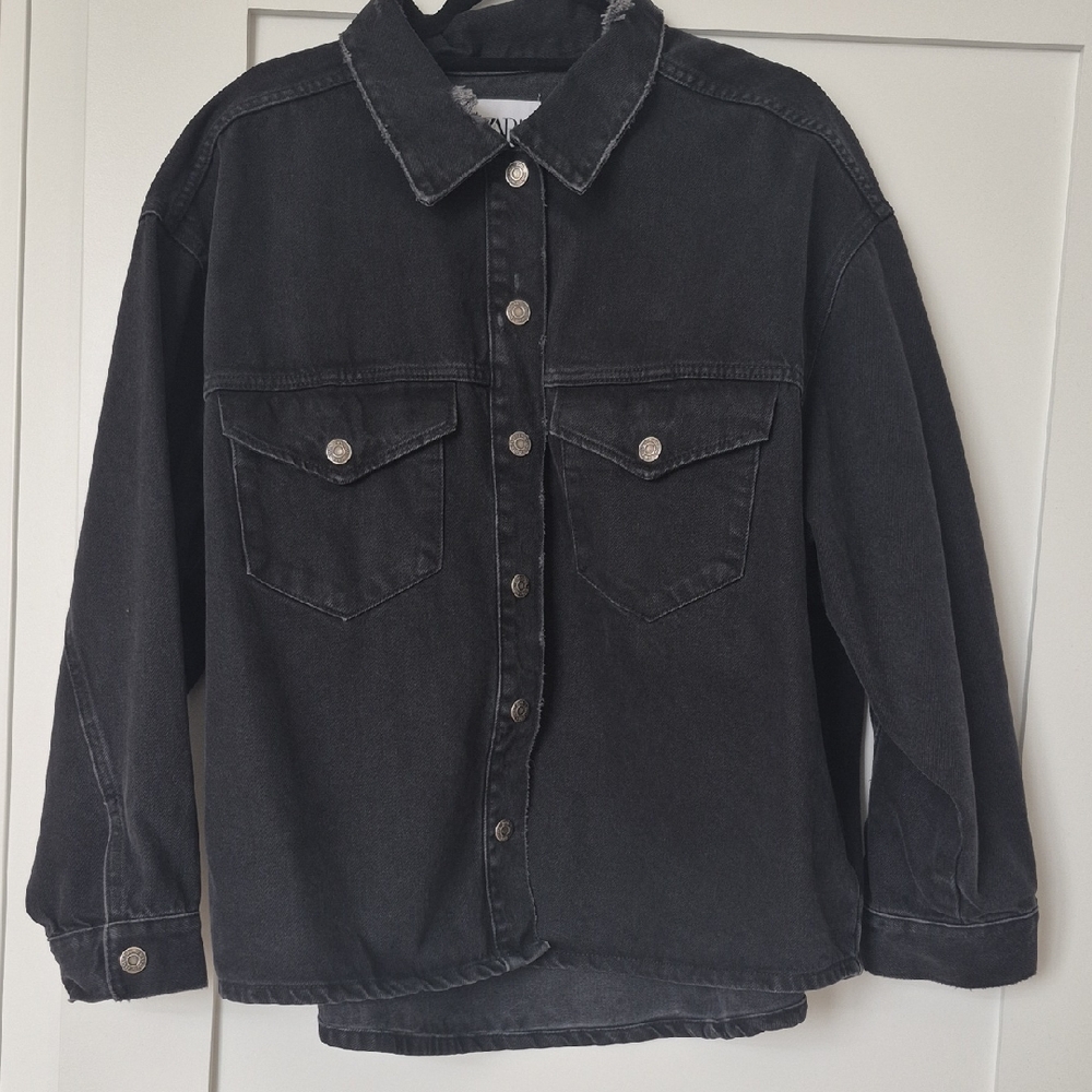 Zara Charcoal Jean Jacket